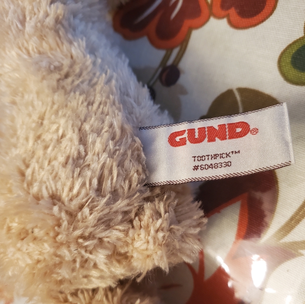 Adorable Tan Teddy Bear By Gund - Picture 3 of 4